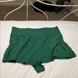 Womens free people movement get your flirt on shorts size large worn twice
